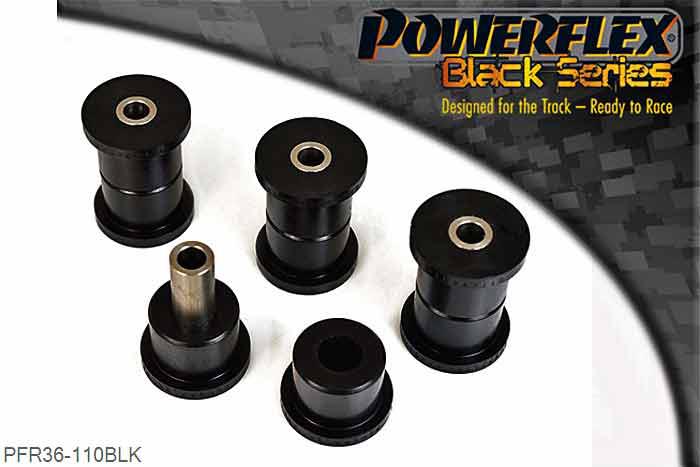 PFR36-110BLK, Mazda MX5 NB (1998-2005) Rear Lower Inner Wishbone Bush, , 4 stuk(s) benodigd  per auto, 4 stuk(s) in verpakking, prijs per set van 4 stuk(s)