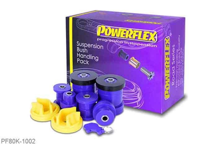 PF80K-1002, Opel Astra MK5 - Astra H (2004-2010), Powerflex Handling Pack This pack fits models with 2.0l engine types Z20LEL/R/H. PFF80-1320 is an insert for the original mount. It is not a full replacement bush. Included within this pack are the following parts:PFF80-801Front Wishbone Front BushPFF80-802Front Wishbone Rear BushPFR80-1310Rear Beam Mounting BushPFF80-1320Front Lower Engine Mount Insert PetrolThis Handling Pack contains a selection of parts from a complete vehicle listing, clickhereto see more parts available., 1 stuk(s) benodigd  per auto, 1 stuk(s) in verpakking, prijs per set van 1 stuk(s)