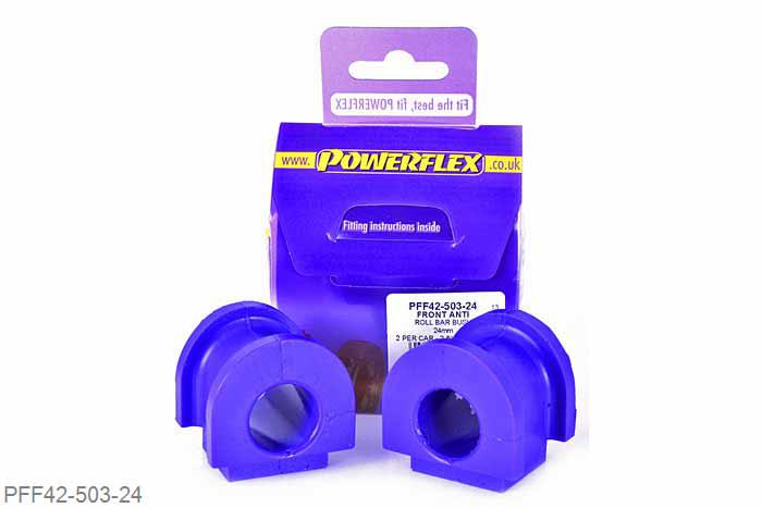 PFF42-503-24, Rover 45, Front Anti Roll Bar Bush 24mm  24mm, 2 stuk(s) benodigd  per auto, 2 stuk(s) in verpakking, prijs per set van 2 stuk(s)