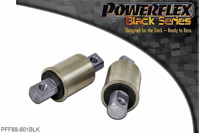 PFF88-601BLK, Volvo XC70 (2007 - 2011) Front Lower Wishbone Front Bush, This part replaces OE numbers: 9465971 and 9443882. Testing during the development of this new part has proven an increased stiffness of 90% vs. the original rubber bush up to 3mm displacement, whilst also allowing free rotation of the sleeve for improved suspension performance and increased longevity., 2 stuk(s) benodigd  per auto, 2 stuk(s) in verpakking, prijs per set van 2 stuk(s)