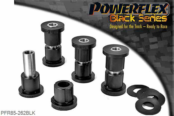 PFR85-262BLK, VW Golf MK2 (1985 - 1992) 4WD Rear Trailing Arm Bush, This part replaces OE number: 191505383B., 4 stuk(s) benodigd  per auto, 4 stuk(s) in verpakking, prijs per set van 4 stuk(s)