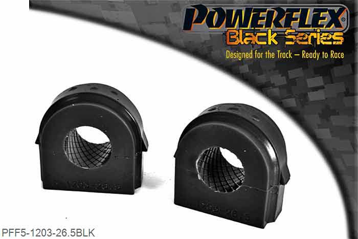 PFF5-1203-26.5BLK, BMW E90, E92, E93 3 Series M3 (2006 -2013) Front Anti Roll Bar Bush 26.5mm,  26.5mm, 2 stuk(s) benodigd  per auto, 2 stuk(s) in verpakking, prijs per set van 2 stuk(s)