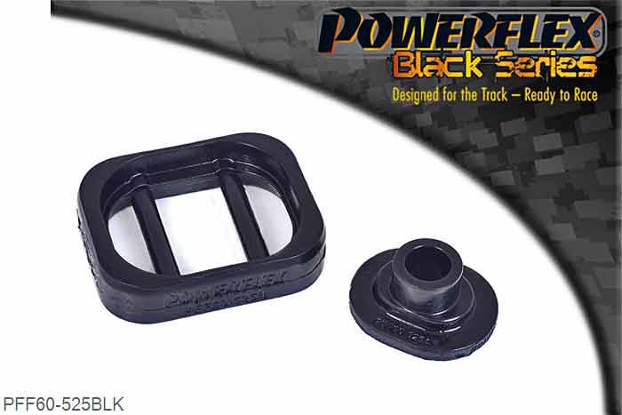 PFF60-525BLK, Renault Scenic  II (2003-2009) Gearbox Mounting Bush Insert, This polyurethane insert fits into and fills voids in the original rubber bush, OE part number: 8200352861 (Renault) and 11220-BN720 (Nissan). It is designed to limit movement of the engine and gearbox to provide additional stability under acceleration., 1 stuk(s) benodigd  per auto, 1 stuk(s) in verpakking, prijs per set van 1 stuk(s)