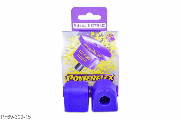 PF69-303-15, Subaru Impreza Turbo, WRX and Sti (GD,GG 00 to 07), Rear Anti Roll Bar To Chassis Bush 15mm  15mm, 2 stuk(s) benodigd  per auto, 2 stuk(s) in verpakking, prijs per set van 2 stuk(s)