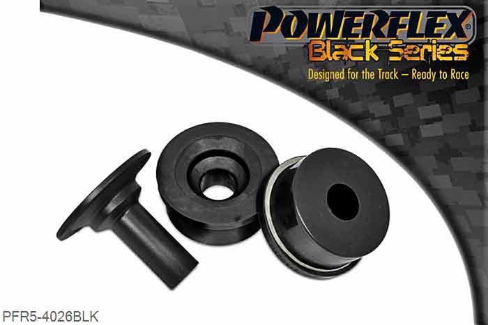 PFR5-4026BLK, BMW F82, F83 4 Series M4 Rear Diff Rear Mounting Bush, Is a replacement bush that features a built in support washer, providing further stability of the diff under acceleration. This part replaces OE number: 33177852495. For an insert only please use PFR5-4028., 1 stuk(s) benodigd  per auto, 1 stuk(s) in verpakking, prijs per set van 1 stuk(s)