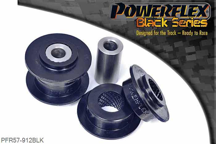PFR57-912BLK, Porsche 993 (1994 - 1998) Rear Lower Wishbone Inner Rear Bush, This part replaces OEM part number 993 331 041 01  ., 2 stuk(s) benodigd  per auto, 2 stuk(s) in verpakking, prijs per set van 2 stuk(s)