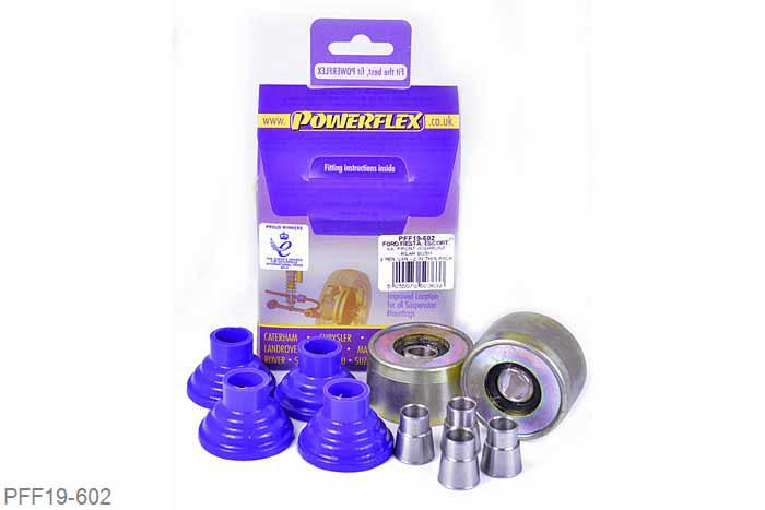 PFF19-602, Ford Mondeo (1992-2000), Front Wishbone Front Bush 54mm Ford have changed the diameter of the bushes used in the front wishbones several times. Please measure the original bushes to select the correct bushes. PFF19-601 is 46mm diameter. PFF19-602 is 54mm diameter. PFF19-901 is 47mm diameter. Please note front wishbone bushes will not fit the Mondeo ST24 or ST200 models. 54mm, 2 stuk(s) benodigd  per auto, 2 stuk(s) in verpakking, prijs per set van 2 stuk(s)