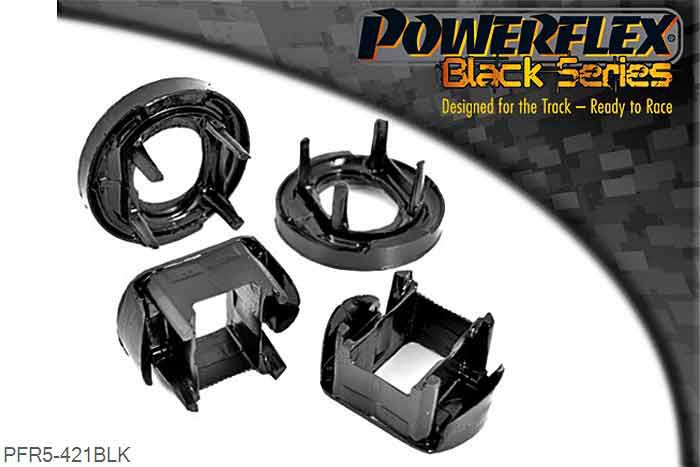 PFR5-421BLK, BMW E81, E82, E87 & E88 1 Series (2004-2013) Rear Subframe Rear Mounting Insert, PFR5-421 is an Insert, to replace the complete bush use PFR5-422, 2 stuk(s) benodigd  per auto, 2 stuk(s) in verpakking, prijs per set van 2 stuk(s)