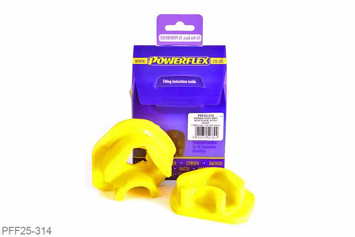 PFF25-314, Honda Civic Mk7 inc. Type-R (2001-2005), Rear Engine Mount Insert This bush is an insert and to be used with the original rubber bush. It fits Type R and Si models only., 1 stuk(s) benodigd  per auto, 1 stuk(s) in verpakking, prijs per set van 1 stuk(s)
