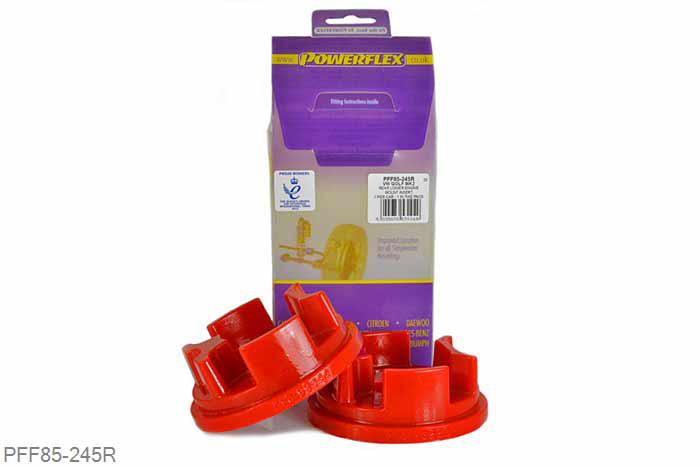 PFF85-245R, Seat Toledo (1992 - 1999), Rear Lower Engine Mount Insert, Diesel These inserts fits into the original bush, OE part number 191199262. They do not fit Hydro mounts as fitted to the 16v GTi models with engine codes KR, PL, 9A & G60 with engine code PG, 1 stuk(s) benodigd  per auto, 1 stuk(s) in verpakking, prijs per set van 1 stuk(s)
