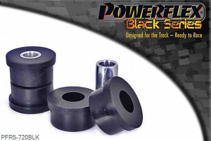 PFR5-720BLK, BMW E60 5 Series, Saloon Rear Subframe Front Mounting Bush, Complete bush, for insert use part number PFR5-723, 2 stuk(s) benodigd  per auto, 2 stuk(s) in verpakking, prijs per set van 2 stuk(s)