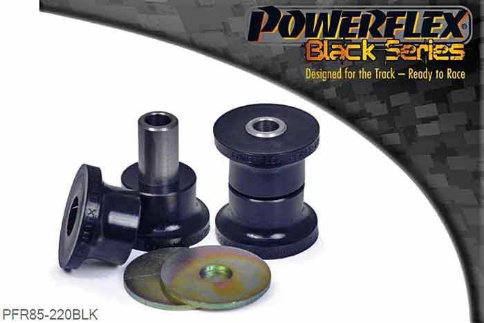 PFR85-220BLK, VW Scirocco (1973 - 1992) Rear Beam Mounting Bush, VAG Part Nr 161501537, 2 stuk(s) benodigd  per auto, 2 stuk(s) in verpakking, prijs per set van 2 stuk(s)