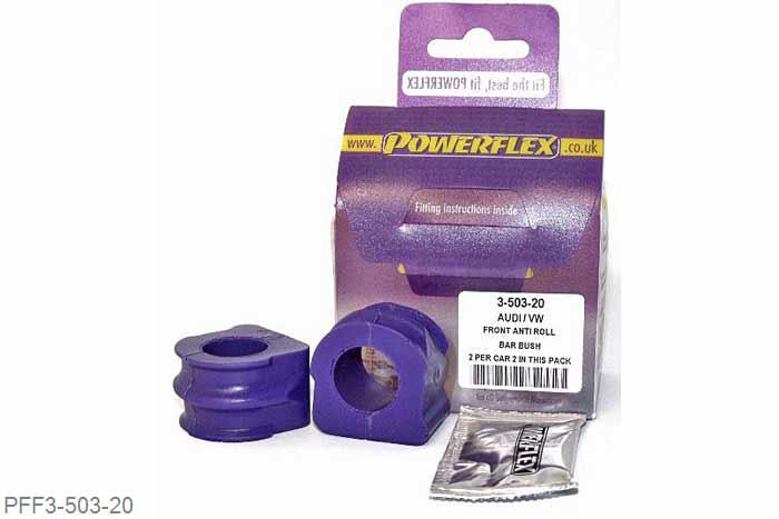 PFF3-503-20, Audi S/RS S3 Mk1 Typ 8L 4WD (1999-2003), Front Anti Roll Bar Mounting 20mm  20mm, 2 stuk(s) benodigd  per auto, 2 stuk(s) in verpakking, prijs per set van 2 stuk(s)