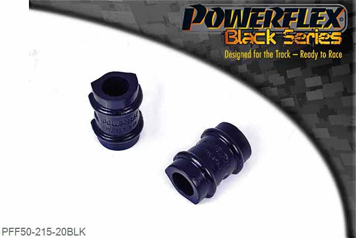 PFF50-215-20BLK, Peugeot 205 Gti and 309 Gti Anti Roll Bar Bush 20mm, This part replaces OE part number: 5094.36 and 509436. Please check size before ordering. 20mm, 2 stuk(s) benodigd  per auto, 2 stuk(s) in verpakking, prijs per set van 2 stuk(s)