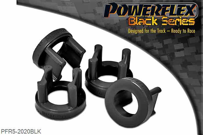 PFR5-2020BLK, BMW 1502-2002 (1962 - 1977) Rear Beam Mount Bush Inserts, This part fits into OEM part number 3333113926, 33333428100.  PFR5-2020 are inserts which fit into the voids of the original rear beam bush. PFR5-2021 is a complete bush to replace the original bush., 2 stuk(s) benodigd  per auto, 2 stuk(s) in verpakking, prijs per set van 2 stuk(s)