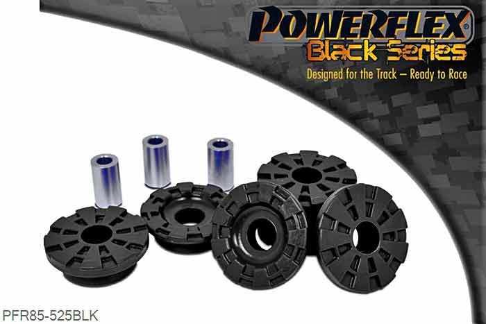 PFR85-525BLK, Audi A3 MK2 8P (2003-) Rear Diff Rear Mounting Bush, This bush fits 4 wheel drive models only. This part replaces OEM part numbers 1K0599437 & 1K0599438, 2 stuk(s) benodigd  per auto, 2 stuk(s) in verpakking, prijs per set van 2 stuk(s)