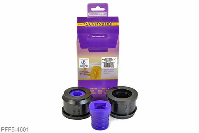 PFF5-4601, BMW E46 3 Series, Front Wishbone Rear Bush This bush is designed to fit the 66mm aluminium bush mounting bracket (BMW part 31126783375 - 31126783376) Please ensure you have the correct size bush before fitting. 66mm, 2 stuk(s) benodigd  per auto, 2 stuk(s) in verpakking, prijs per set van 2 stuk(s)