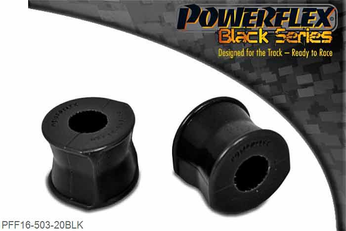 PFF16-503-20BLK, Ford KA (2008-) Front Anti Roll Bar Bush 20mm,  20mm, 2 stuk(s) benodigd  per auto, 2 stuk(s) in verpakking, prijs per set van 2 stuk(s)