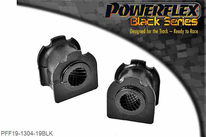 PFF19-1304-19BLK, Jaguar X Type (2001-2009) Front Anti Roll Bar Bush 19mm, Fits Mondeo ST models and Jaguar X Type, for all other Mondeo (00-07) models use PFF19-1303. 19mm, 2 stuk(s) benodigd  per auto, 2 stuk(s) in verpakking, prijs per set van 2 stuk(s)