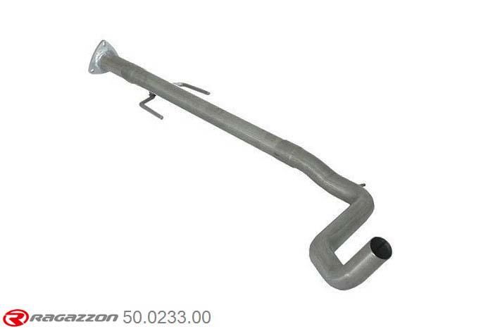 50.0233.00, Fiat 500 (typ312) 1.3 Mjet (55kW) 02/2007-, Particulate filter replacement pipe group N + Stainless steel centre pipe group N - to be installed with Ragazzon's rear silencerOversized exhaust pipe diameter. Not compatible with the pipe diameter of the original line. pipe outer diameter 50mm outer outlet diameter 48mm