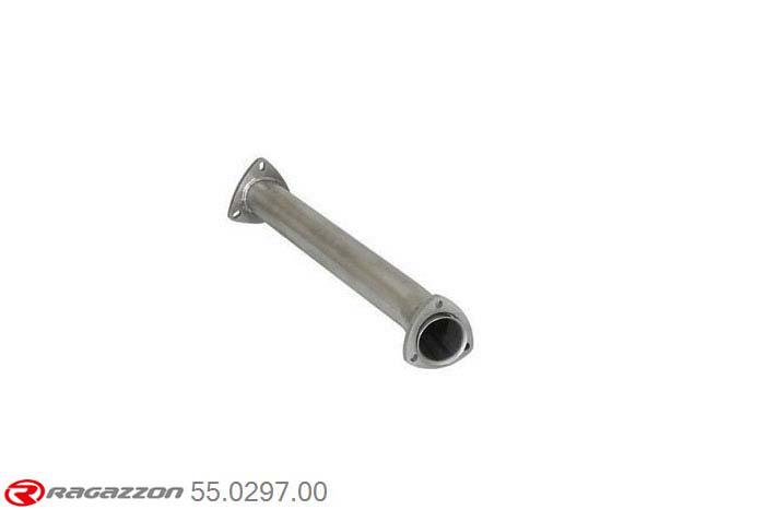 55.0297.00, Lancia Delta 2.0 Turbo 16V Integrale Evoluzione (158kW) EVO2 Kat. 1992-, Stainless steel cat replacement pipe group N - install with 55.0298.00Oversized exhaust pipe diameter. Not compatible with the pipe diameter of the original centre silencer., To be instaled together with 55.0298.00 pipe outer diameter 60mm