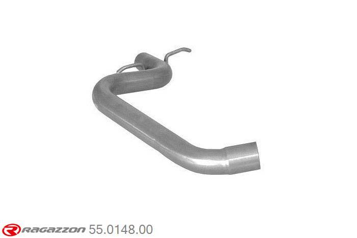 55.0148.00, Audi TT (typ 8J) 2006-2014 Coupe 2.0TFSI (155kW) 2010-2014, Stainless steel centre pipeCut of the original centre silencer. For the installation on the original rear silencer is necessary to order a coupling, which is indicated in the catalogue. outer input diameter 60mm pipe outer diameter 60mm outer outlet diameter 65mm