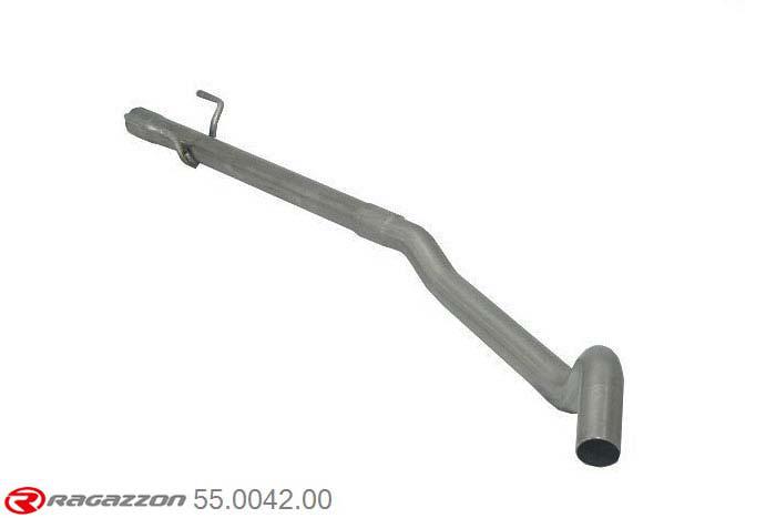 55.0042.00, Opel Corsa C 1.2 16V (55kW) - 1.4 16V (66kW) 10/2000-08/2006, Stainless steel centre pipe group NCut of the original centre silencer towards the rear silencer. The installation on the original rear silencer requires a modification of the original coupling. inner input diameter 45mm pipe outer diameter 45mm outer outlet diameter 45mm
