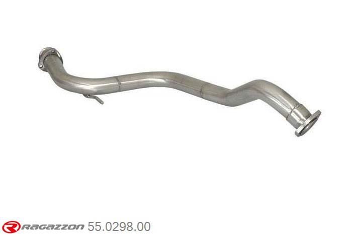 55.0298.00, Lancia Delta 2.0 Turbo 16V Integrale Evoluzione (158kW) EVO2 Kat. 1992-, Stainless steel centre pipe - install with 55.0297.00Oversized exhaust pipe diameter. Not compatible with the pipe diameter of the original catalyst., To be instaled together with 55.0297.00 pipe outer diameter 60mm