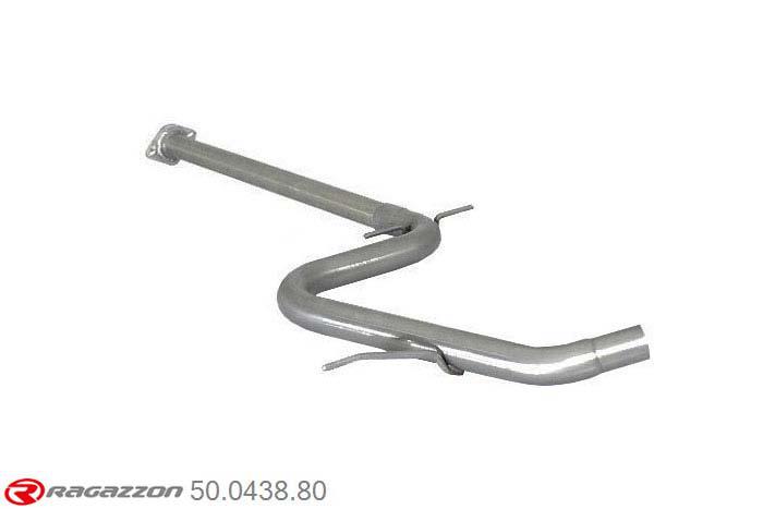 50.0438.80, VW Beetle 2011- 1.4TSI (118kW) 2011-, Stainless steel centre pipe group N - Oversized exhaust pipe diameter 60 mmCut of the original centre silencer towards the rear silencer. The installation on the original rear silencer requires a modification of the original coupling. pipe outer diameter 60mm outer outlet diameter 60mm