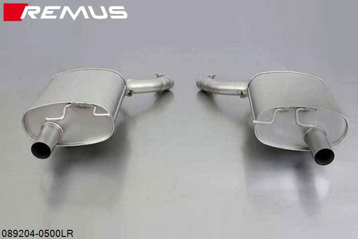 089204 0500LR, BMW 6 Series E63 Coupe / E64 Cabrio, 645CI 4.4l 245 kW, Year 2004- , 650CI 4.8l 270 kW, Year 2006-, Remus Sport exhaust left and sport exhaust right (without tail pipes)