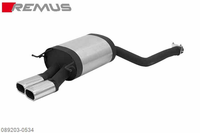 089203 0534, BMW 7 Series E65 Sedan, 730d 3.0l Diesel 160 kW, Year 2003-, Remus Sport exhaust with 2 tail pipes 102x68 mm