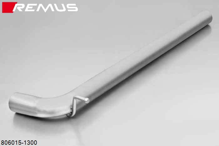 806015 1300, Skoda Octavia III RS/vRS Sedan and Station Wagon, type 5E, Year 2013- , 2.0l TSI 162/169 kW, Remus RACING cat-back section, replaces front silencer, without homologationREMUS tube round 70 mm