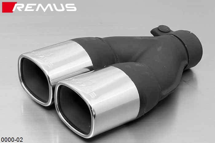 0000 02, VW Fox, 3 door, type 5Z, Year 2005- , 1.4l TDI 51 kW, Remus 2 tail pipes 92x78 mm