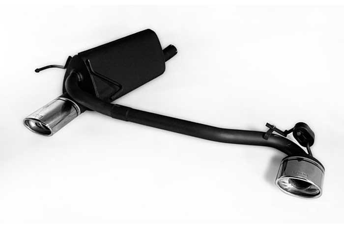 Ulter Sport, Einddemper L+R, Staal, Enkel Ovaal 120x80mm, Opel, ASTRA-H, 1.3CDTi 66kW, 1.7CDTi 59/74kW, 1.9CDTi 88/110kW, 2003-  HATCHBACK 5D. GTC WITHOUT CUT OUT IN BUMPER, Past op originele middendemper/katalysator