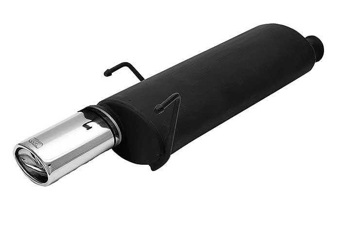 Ulter Sport, Einddemper, Staal, Enkel Ovaal 120x80mm, Peugeot, 306, 1.1i 44kW, 1.4i 55kW, 1.6i 66kW, 1.8i 74kW, 94-   HATCHBACK, Past op originele middendemper/katalysator