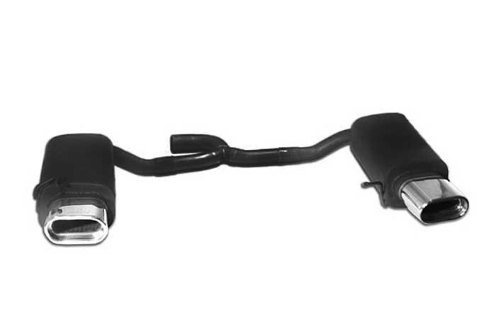 Ulter Sport, Einddemper L+R, Staal, Enkel plat ovaal 145x75mm, Skoda, SUPERB II, 1.4 TSI 92kW, 1.8 TSI 118kW, 1.9 TDI 77kW, 2.0 TDI 103/125kW, Past op originele middendemper/katalysator