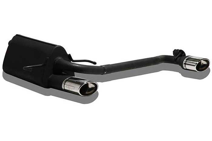 Ulter Sport, Einddemper L+R, Staal, Enkel Ovaal 120x80mm, Opel, ASTRA-H, 1.4i 66kW, 1.6i 77kW, 1.8i 92kW, 2003-  HATCHBACK 5D. GTC WITHOUT CUT OUT IN BUMPER, Past op originele middendemper/katalysator
