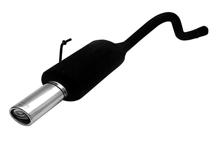 Ulter Sport, Einddemper, Staal, Enkel Ovaal 95x65mm, Renault, CLIO II, 1.2 44kW, 1.4 55kW, 1.6 66kW, 98-, Past op originele middendemper/katalysator