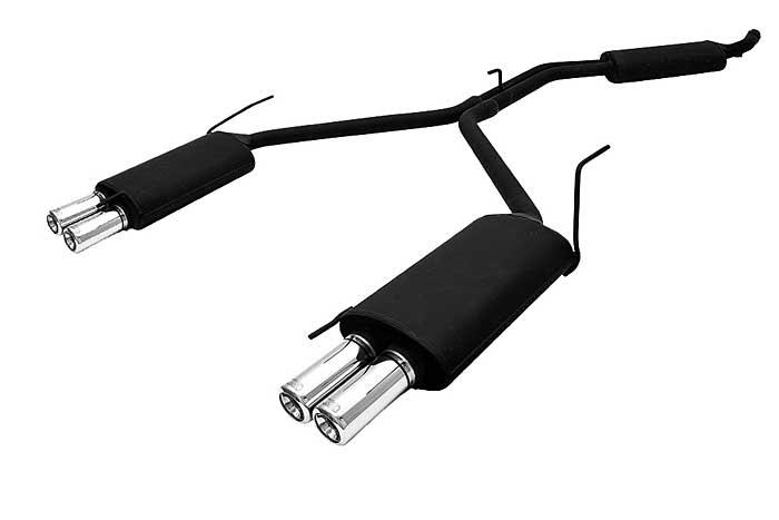 Ulter Sport, Einddemper L+R, Staal, Dubbel Rond 80mm, VW, VW T4, 2.0 62kW, 2.5 81kW, 2.8VR6 103kW, 2.4D 57kW, 2.5 TDi 65/75/111kW, 92-03, Past op originele middendemper/katalysator