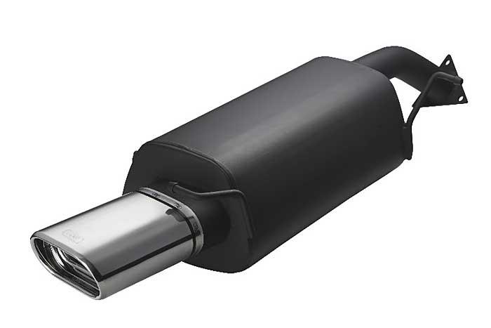 Ulter Sport, Einddemper, Staal, Enkel plat ovaal 145x75mm, Volvo, VOLVO, S40 / V40, 1.9 TD 75kW / 85kW, 01-, Past op originele middendemper/katalysator