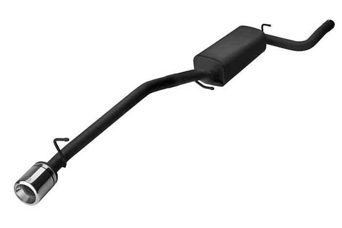 Ulter Sport, Einddemper, Staal, Enkel Rond 100mm, Ford, FOCUS II, 1.4 16V 59kW, 1.6 16V 74/85kW, 1.8 16V 92kW, 2.0 16V 107kW, 1.8 TDCi 85 kW, 2005-, COMBI, Past op originele middendemper/katalysator