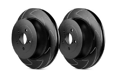 Diameter 256mm, VW Bora, 2.8 2000-2005, EBC BSD high carbon steel remschijven achteras, Voor modellen met Girling/TRW remklauwen aan de achteras, Geventileerde remschijf