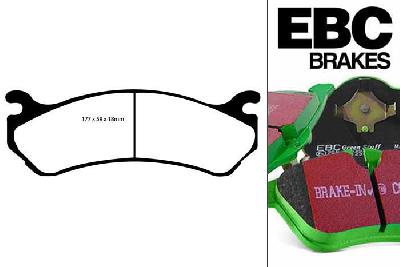 DP61304, Chevrolet Tahoe 2WD 2000-2002, EBC Greenstuff remblokken set vooras, Voor modellen met een remschijf diameter 305mm