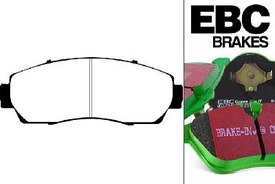 DP61743, Honda CR-V, 2.2 TD 2012-, EBC Greenstuff remblokken set vooras, Voor modellen met een remschijf diameter 315mm