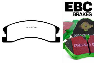 DP61664, Jeep Grand Cherokee, 2.7 TD 2001-2005, EBC Greenstuff remblokken set vooras, Voor modellen met een remschijf diameter 305mm