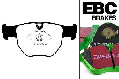 DP61463, Landrover Range Rover (L322), 4.4 2002-2005, EBC Greenstuff remblokken set vooras, Voor modellen met ATE remklauwen aan de vooras, Voor modellen met een remschijf diameter 344mm