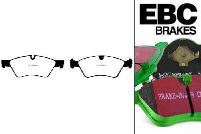 DP61592, Mercedes M-Class  (W164), ML320 (3.0TD) 2005-2009, EBC Greenstuff remblokken set vooras, Voor modellen met ATE remklauwen aan de vooras, Voor modellen met een remschijf diameter 350mm