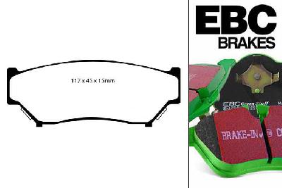 DP6979, Suzuki Grand Vitara, 1.6 (T-03) 1998-2006, EBC Greenstuff remblokken set vooras, Voor modellen met een remschijf diameter 285mm