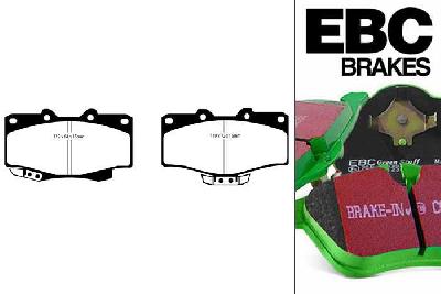 DP6807, Toyota Landcruiser, 3.0 TD (KDJ90) 2000-2003, EBC Greenstuff remblokken set vooras, Voor modellen met een remschijf diameter 318mm