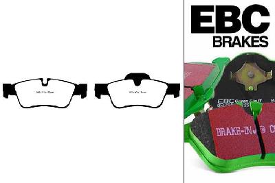 DP61593, Mercedes M-Class  (W164), ML350 (3.0TD) 2009-2011, EBC Greenstuff remblokken set achteras, Voor modellen met ATE remklauwen aan de achteras, Voor modellen met remschijf diameter van 330mm aan de achteras